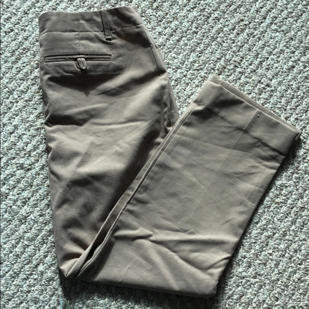 Gap straight leg work pants cropped fit